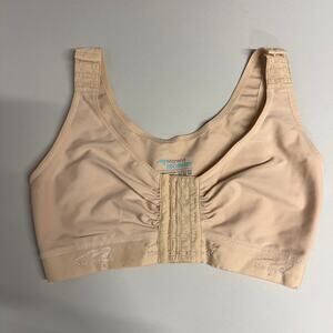 Marena Recovery Post Surgery Mastectomy Bra Womens 38 40 Front Closure USA Made